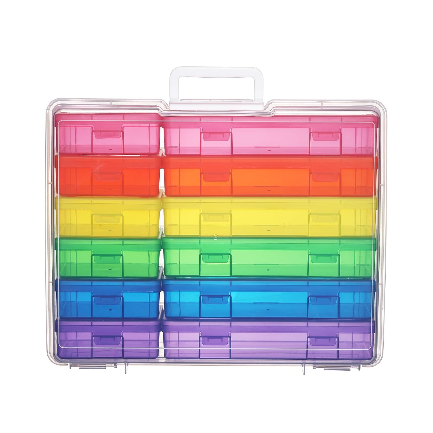 Plastic Storage Box Arts & Crafts Storage Boxes & Organizers With Large Stora...