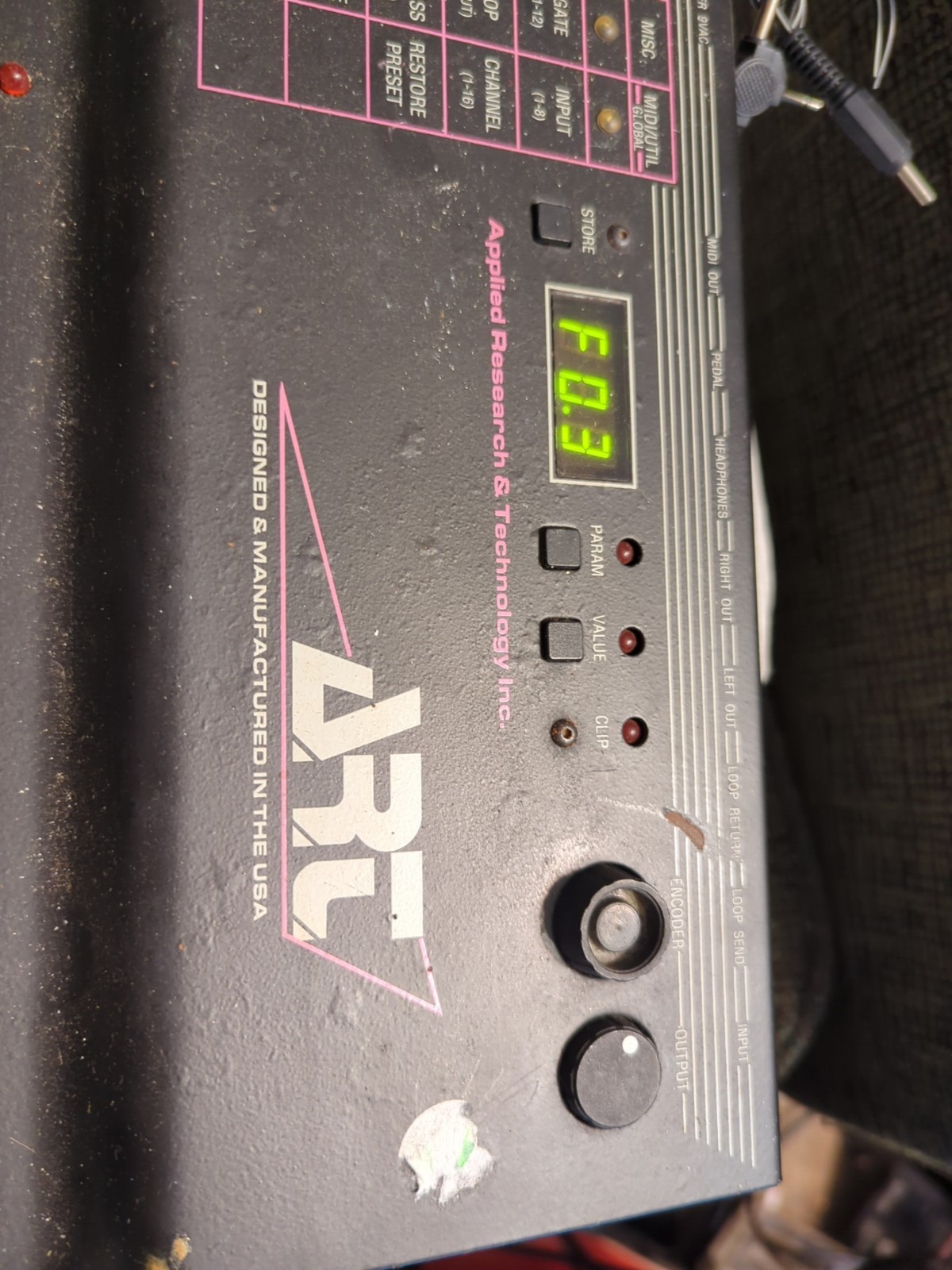 ART (Applied Research & Technology) Effects Command Center (ECC) W/ Power Supply