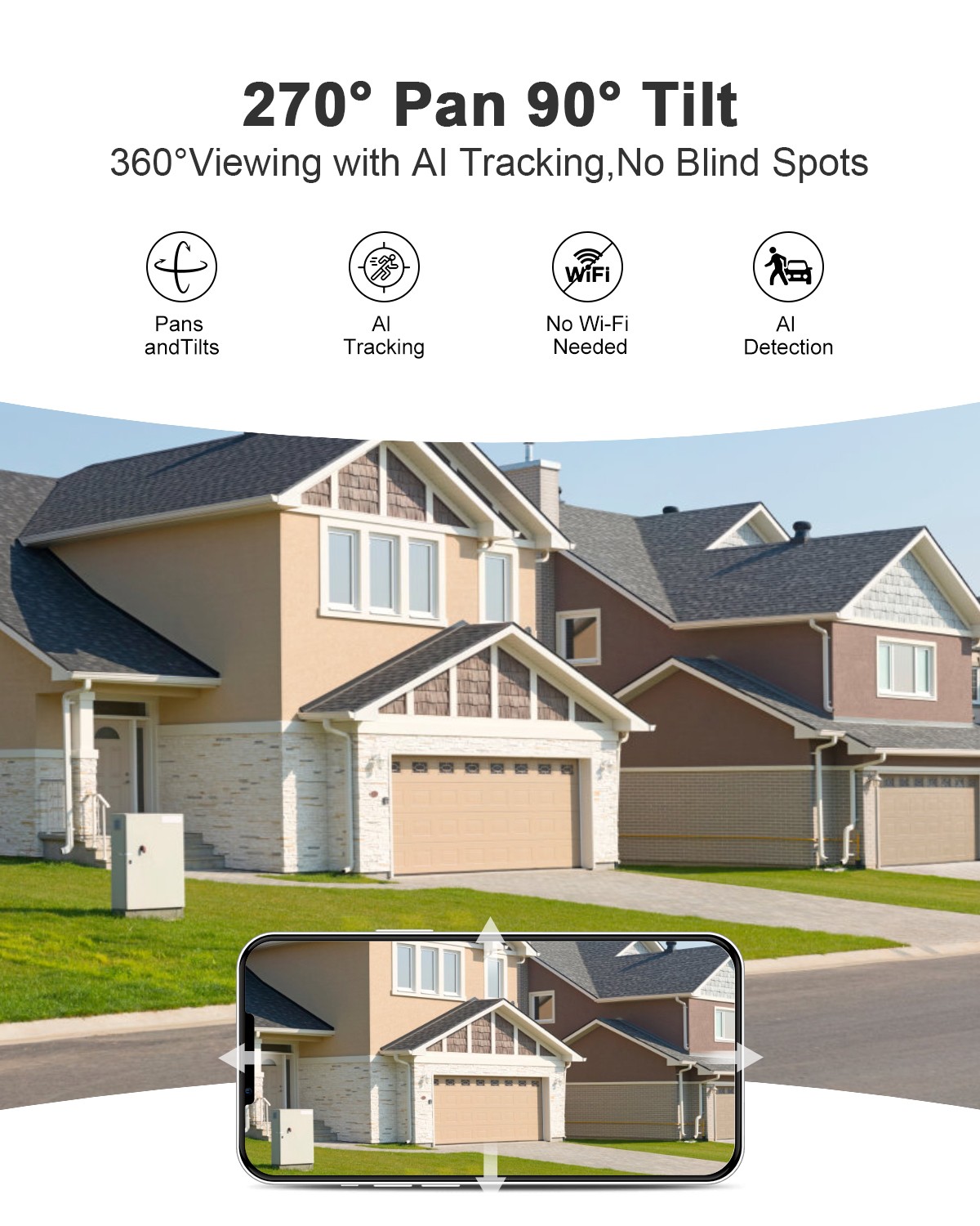 2pc 4G LTE Cellular Solar Wireless Security Camera Lifetime Free Unlimited Data