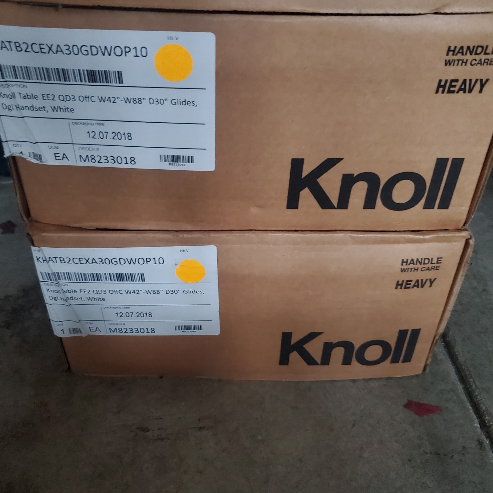 Knoll K-Stand Height Adjustable Base For Table