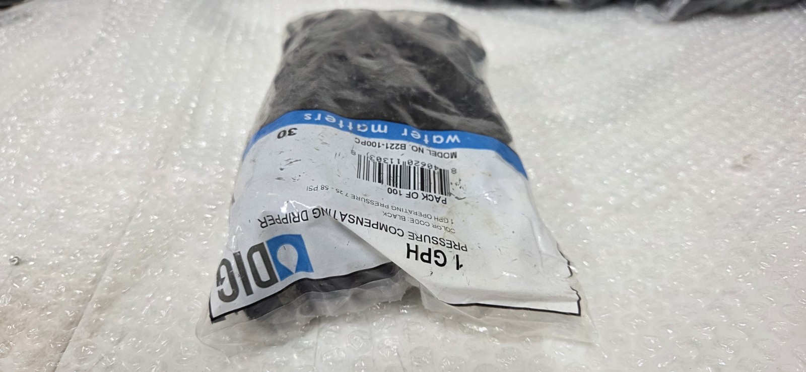 DIG 1 GPH Pressure Compensating Dripper B221-100PC (100-Pack)