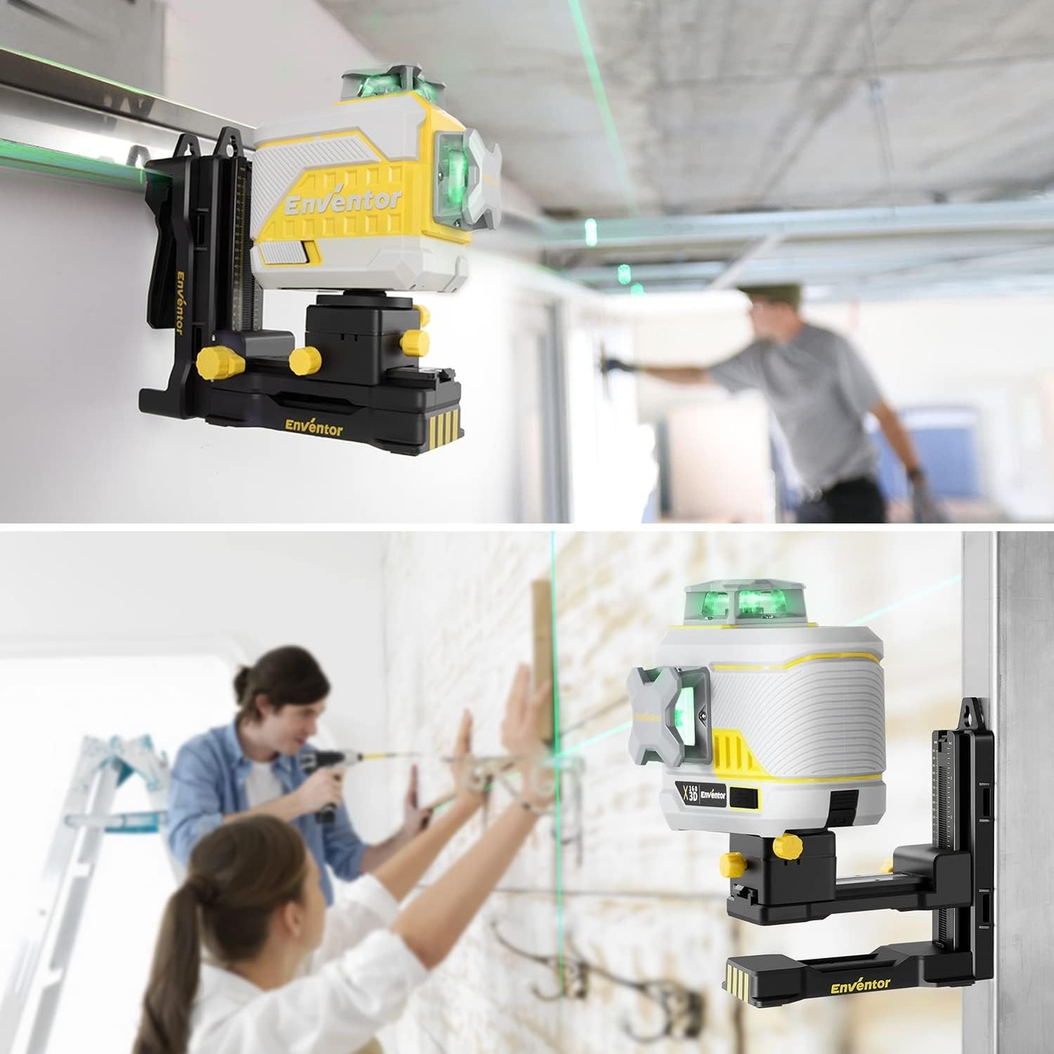 Precision Fine-Tuning Laser Level Adapter with Magnetic Base & Adjustable Clip