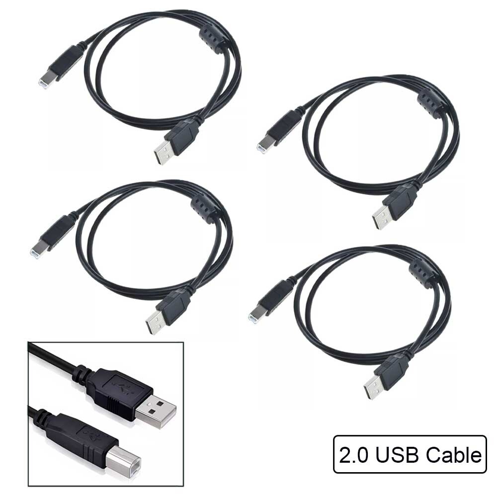 4pcs USB 2.0 Cable For Pioneer DDJ-SB3 SR2 DJ DDJ-1000 DDJ-400 DJ Controllers