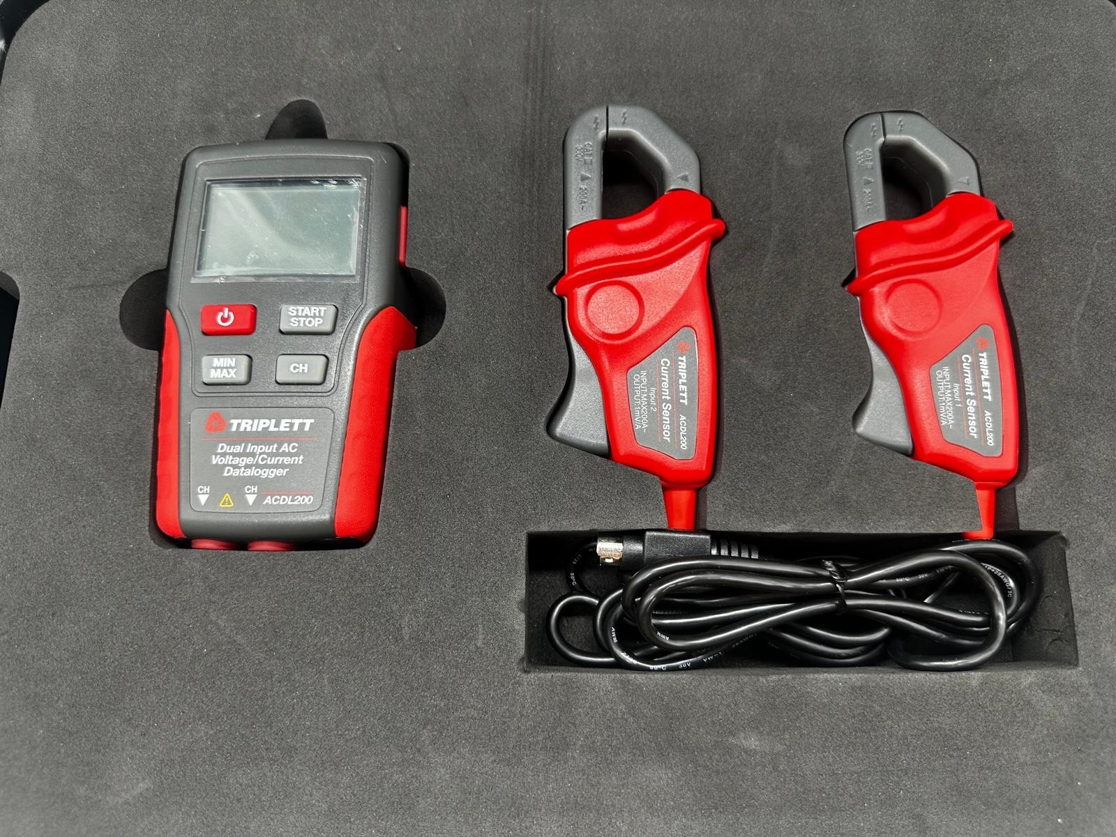 TRIPLETT ACDL200 Dual TRMS Voltage and Current Datalogger 783AR5