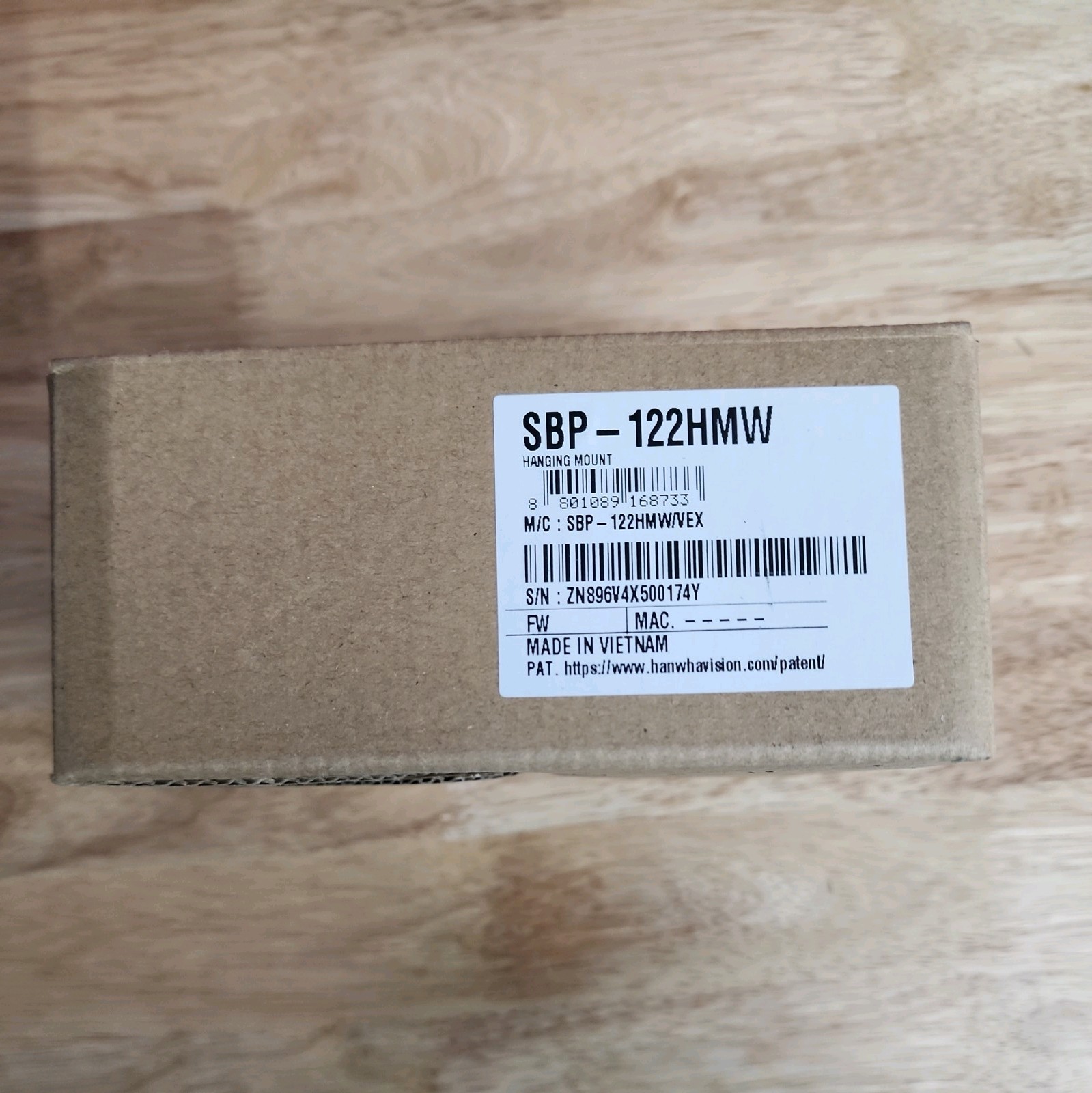 Hanwha Vision SBP-122HMW Hanging Mount