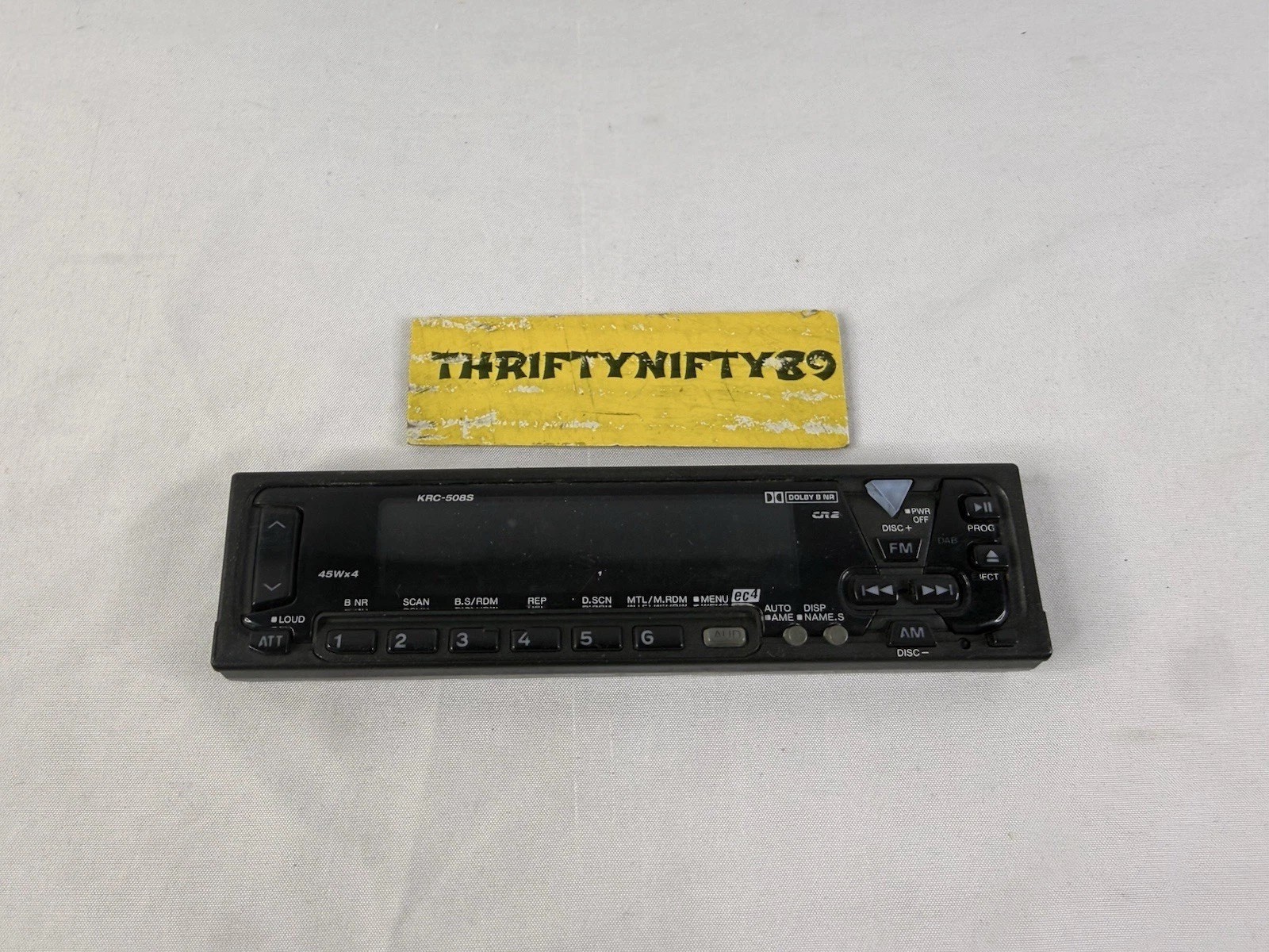 KENWOOD CAR STEREO FACEPLATE OEM (UNTESTED)