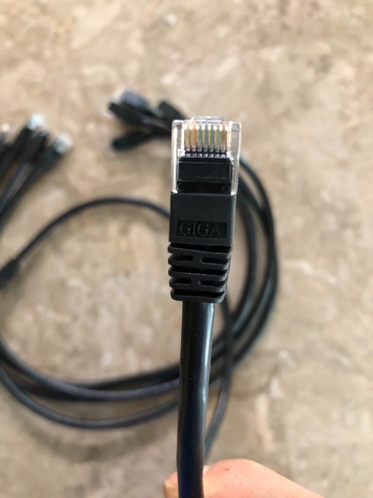 2Ft Patch Cable Cat6 Ethernet RJ45 Network Black UTP buy 5 get 1 free