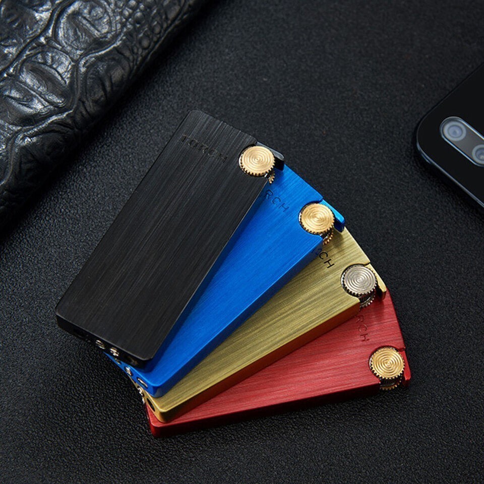 Refillable Torch Flame Windproof Butane Lighter Cigar Cigarette Lighters Jet Gas