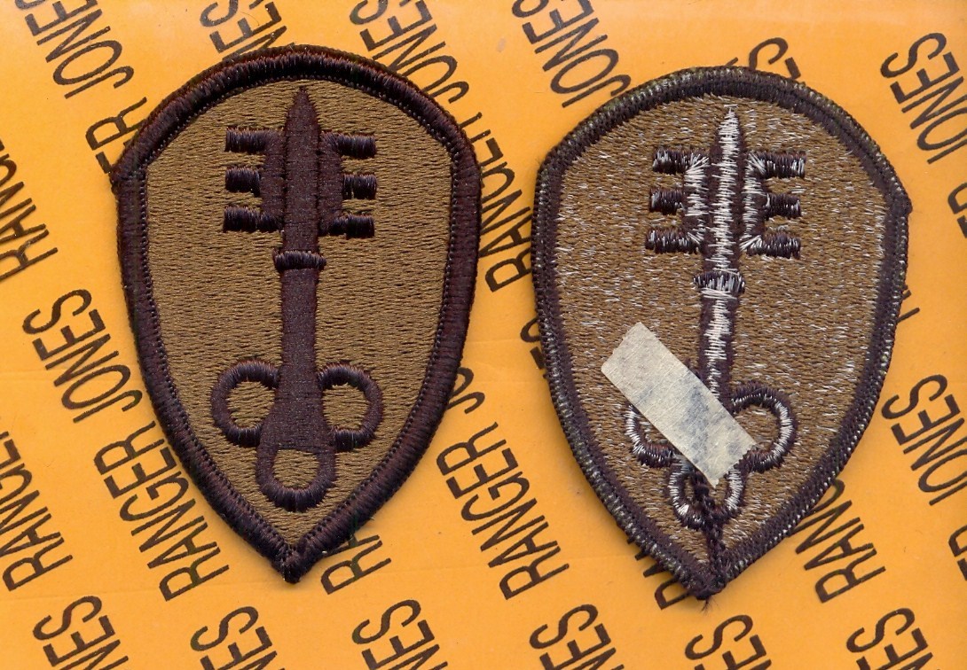 US Army 300th Military Police MP Brigade OD Green & Black BDU uniform patch