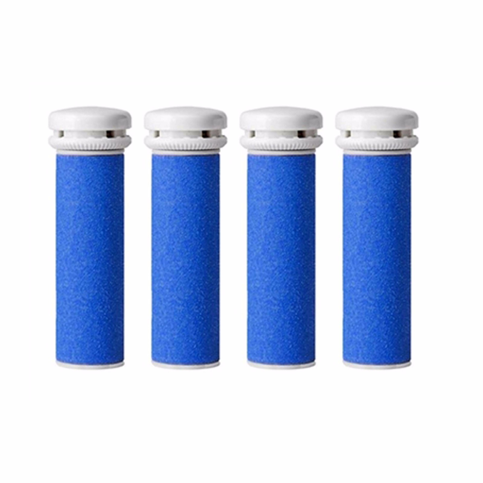4 Extra Coarse Pedicure Refill Rollers Comp/w Emjoi Micro-Pedi Callus Remover