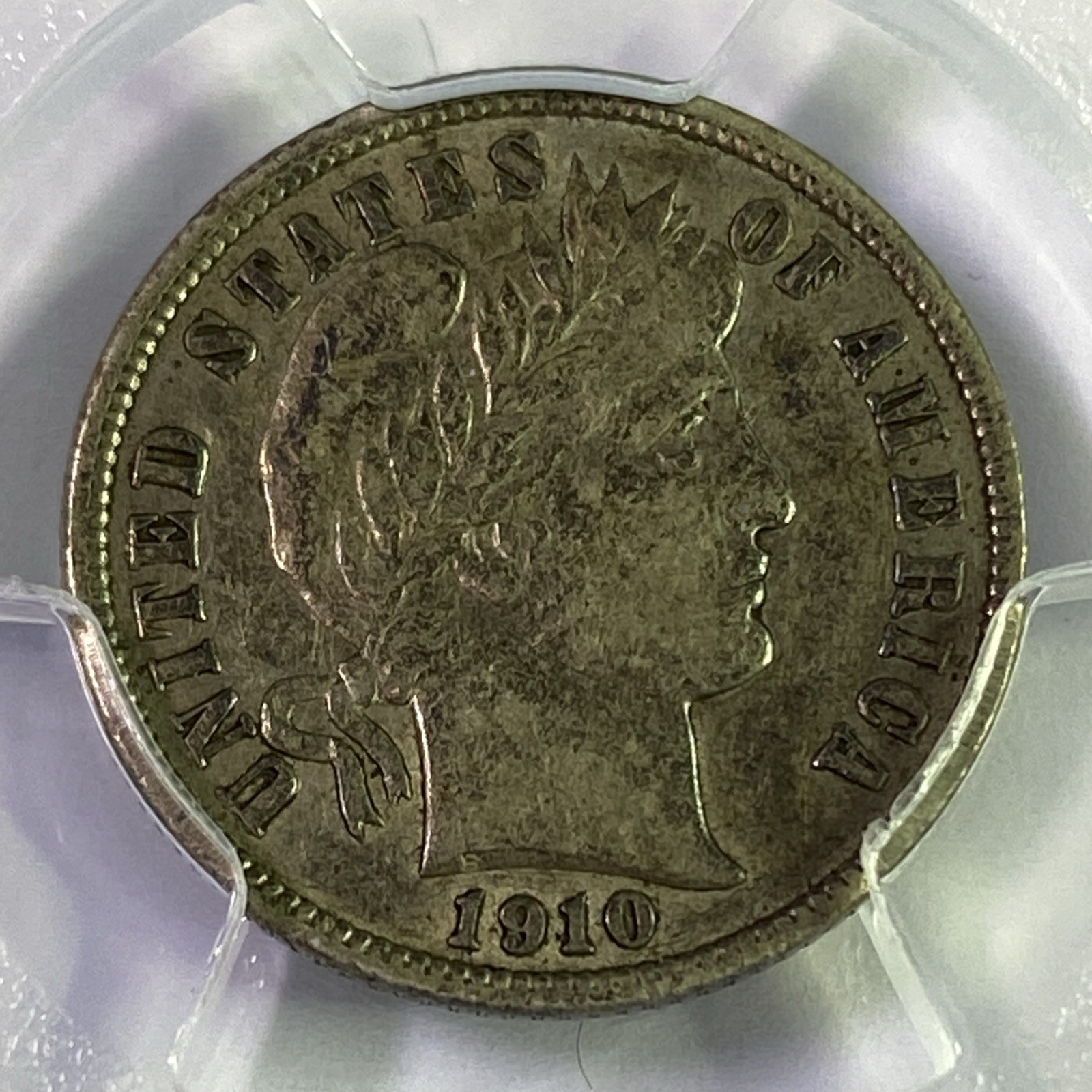 1910-S Barber Dime PCGS XF40