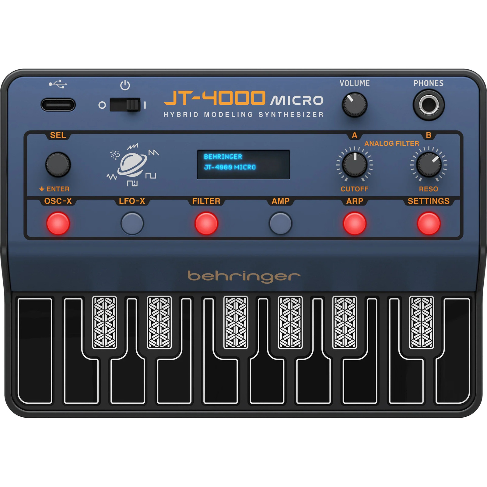 Behringer JT-4000 Micro Portable 4 Voice Hybrid Synthesizer
