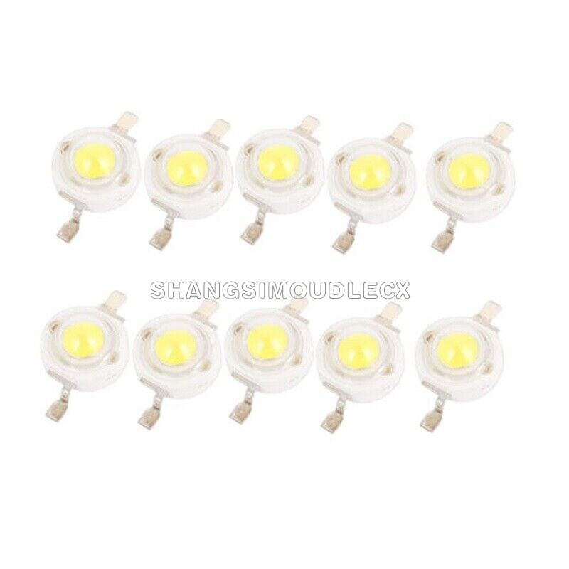 20PCS 1W Pure White SMD LED Beads NEW