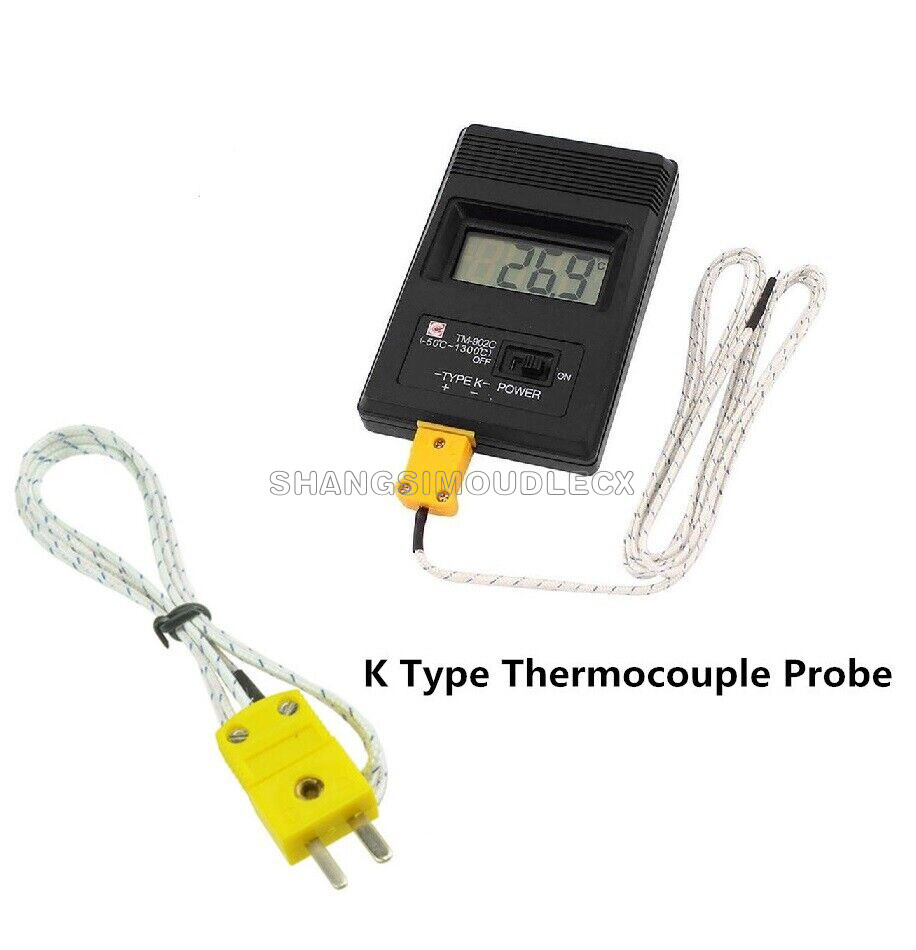 TM902C LCD K Type Thermometer Temperature Reader Meter Probe + Thermocouple Probe