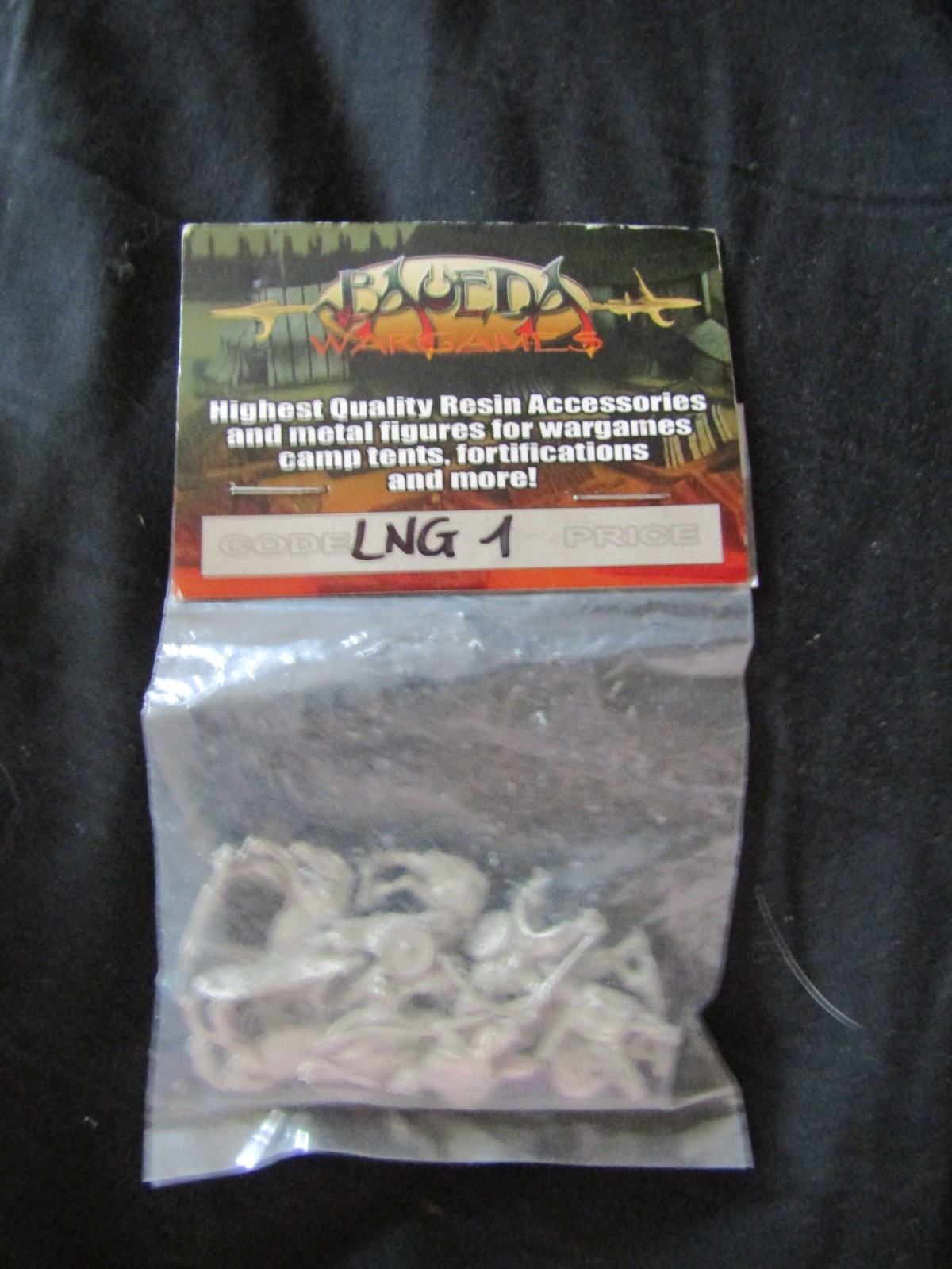 Vintage Baueda  Wargames Metal Figures LNG 1 New Old Stock