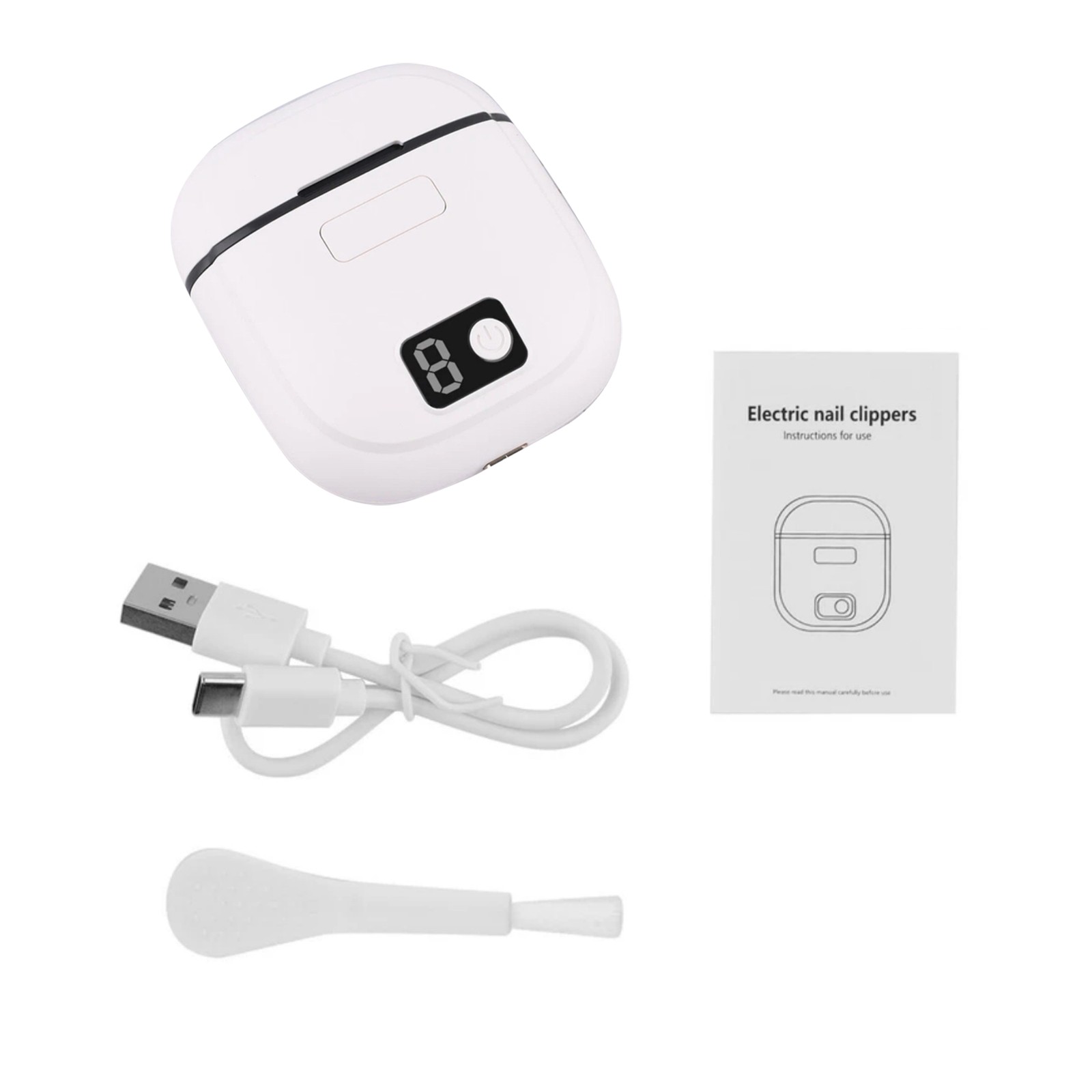 Automatic Electric Nail Grinder 3 Speed Modes Digital Control for Home Use