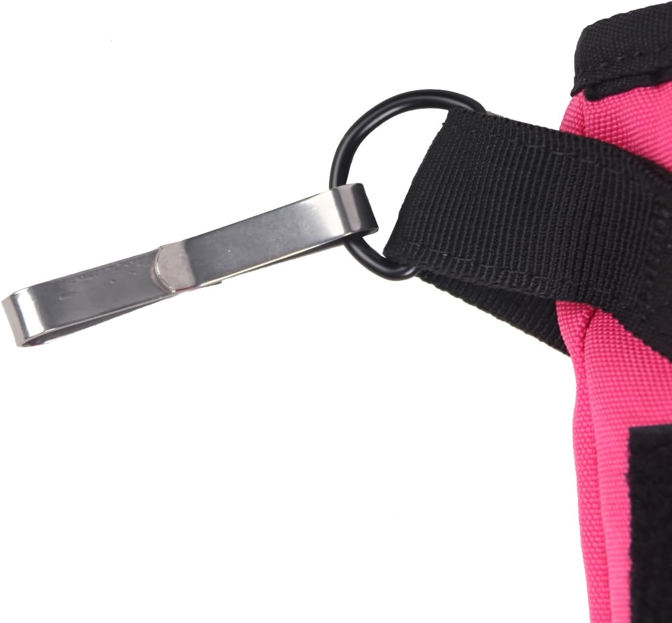 Customizable Pink Archery Quiver - Foldable, Lightweight for Target Shooting