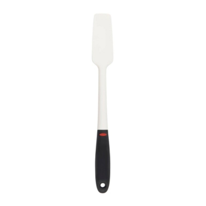 Jar Spatula: Silicone Heat-Resistant Scraper, Soft-Grip Handle