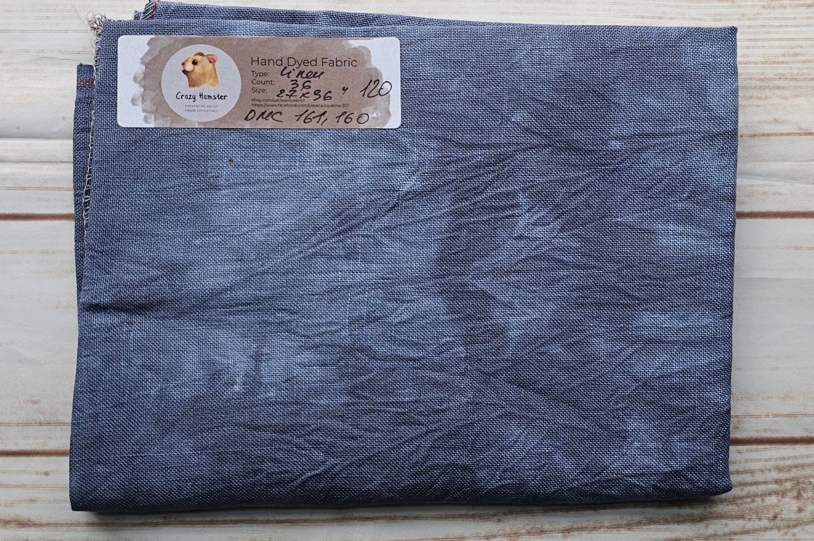 Hand Dyed zweigart Edinburgh Cross Stitch 36 Count Linen 18"x27" DMC #see tag