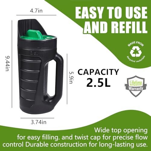 Adjustable Handheld Seed Shaker – Hand Spreader - 90oz Capacity Multi Green