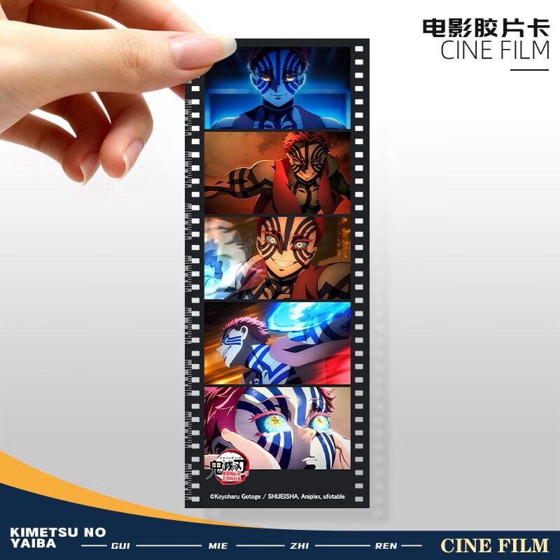 Cine Film Demon Slayer Akaza Bookmark Page-marker Filmstrip Anime Gift Souvenir