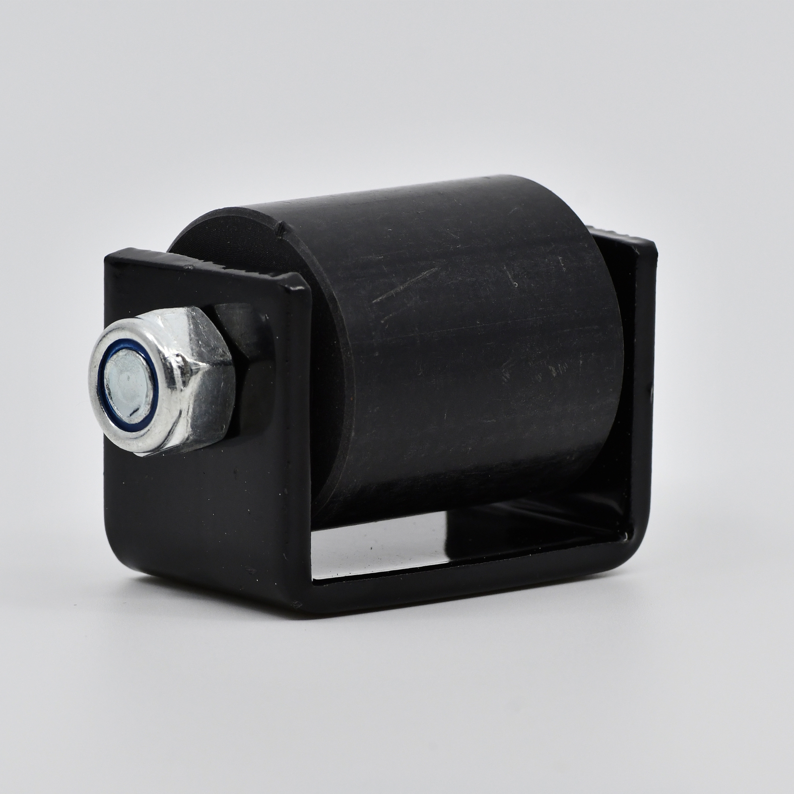 ALEKO Side Roller For Sliding Rolling Gate Black Guide With Bracket 2-inch