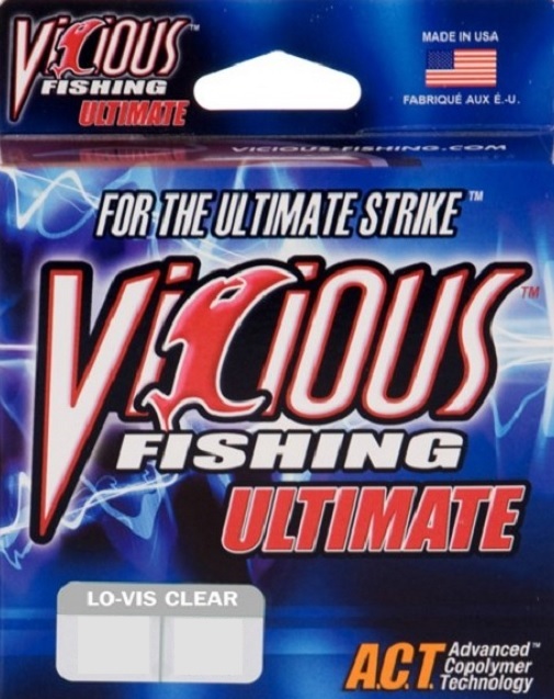 Vicious Ultimate Lo-Vis Clear 8 lb 330 yards