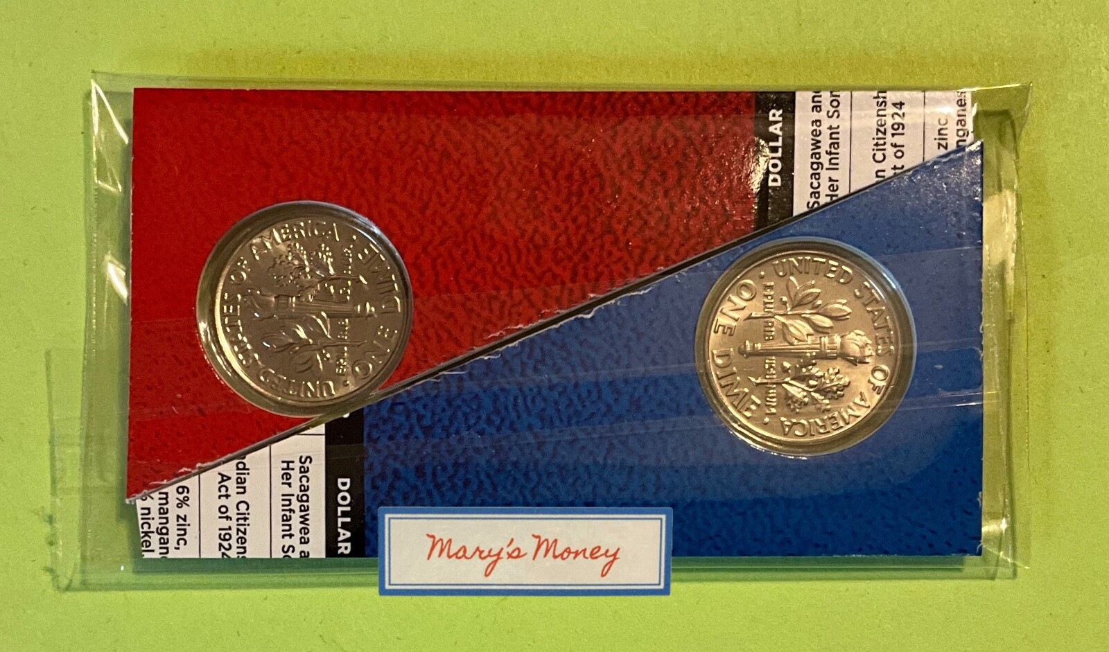 2024 US mint issued P&D UNCIRCULATED DIMES  mint plastic brilliant uncirculated