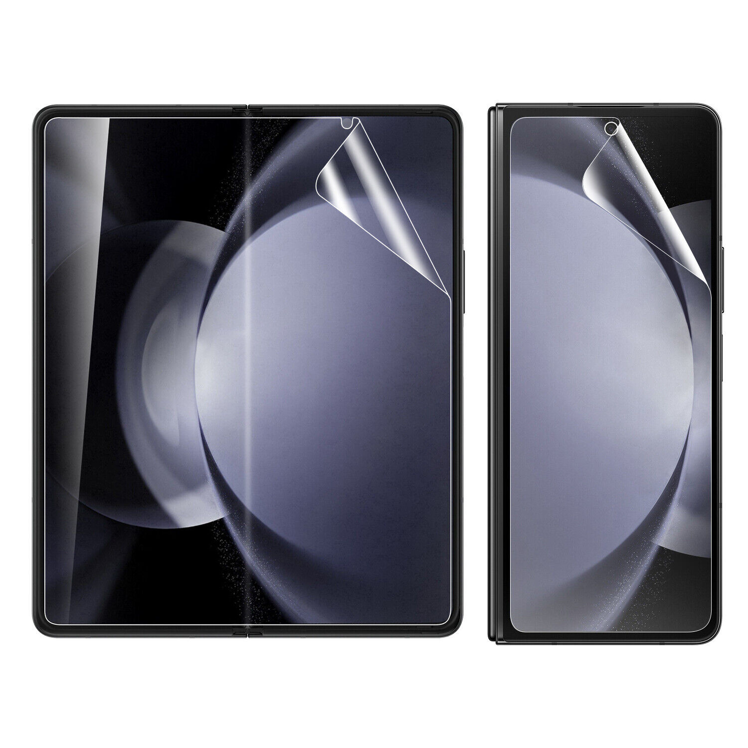 For Samsung Galaxy Z Fold 7 6 5 With Lens Soft Full Hydrogel Screen Protector