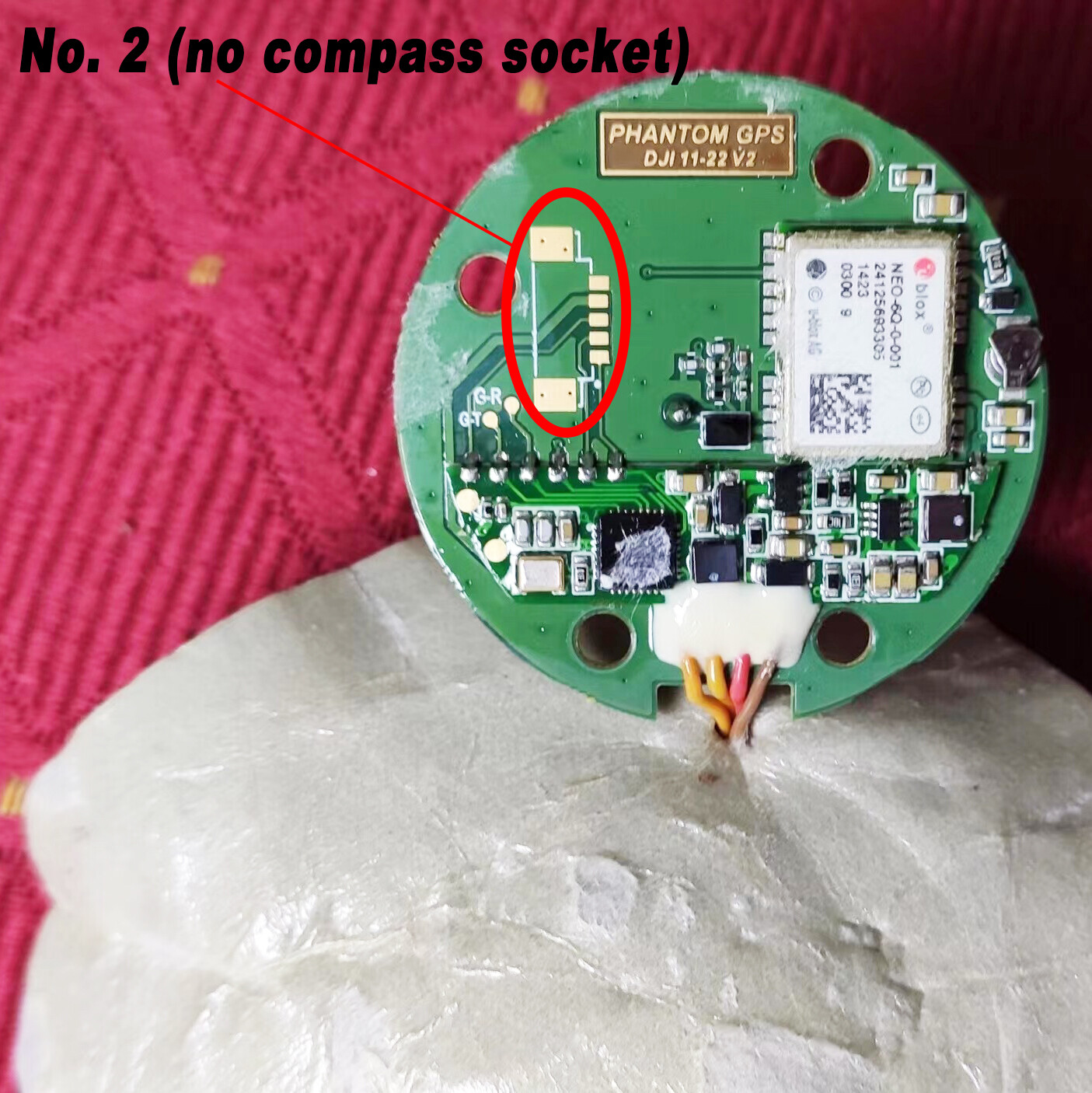 DJI Phantom 1 2 GPS Module part 11-22 V2 VISION UAV accessories drone