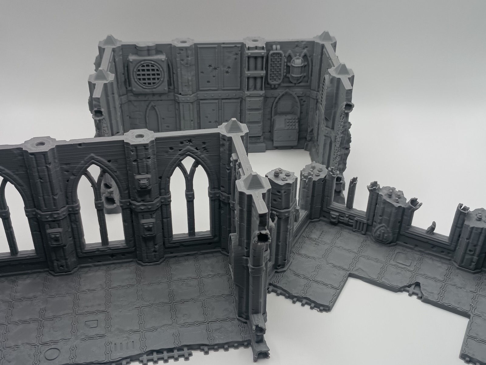 Gothic Sector 75 Modular Sci-Fi Ruins Building # 33 (32mm Scale) [PTO]