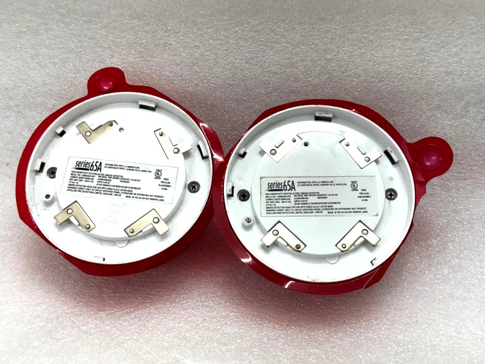 LOT OF 2 APOLLO 55000-328 APO HIGH SENSITIVITY PHOTOELECTRIC SMOKE DETECTOR