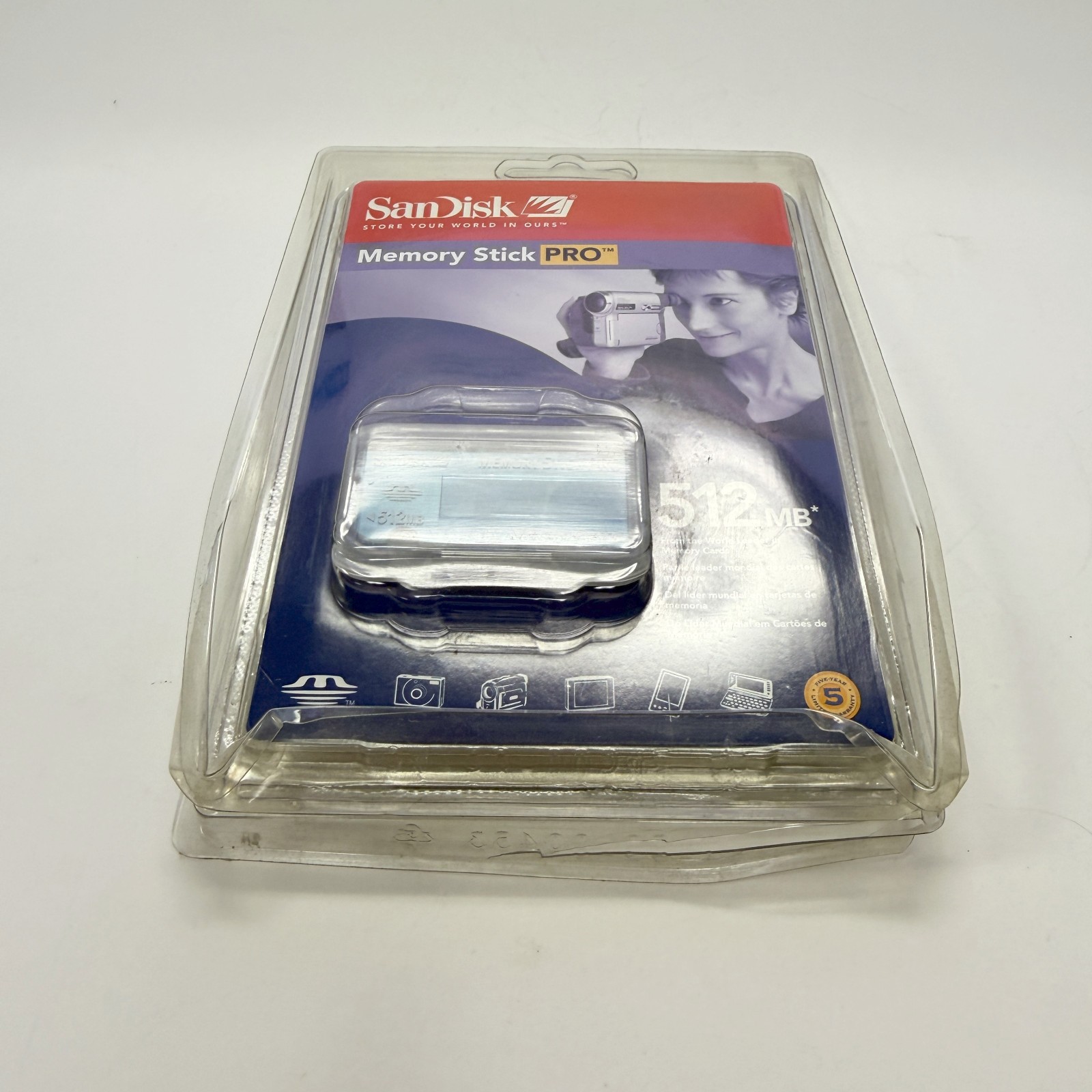 SanDisk Memory Stick Pro Magic Gate 512MB SDMSV-512 for Sony