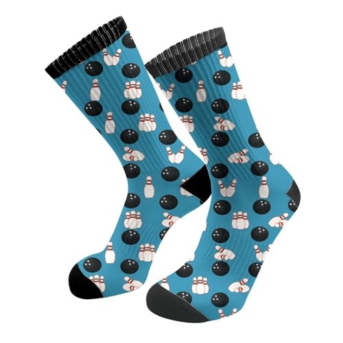 MOLIAN Chameleon Colorful Athletic Crew Cushion Socks Unisex Breathable Bowling