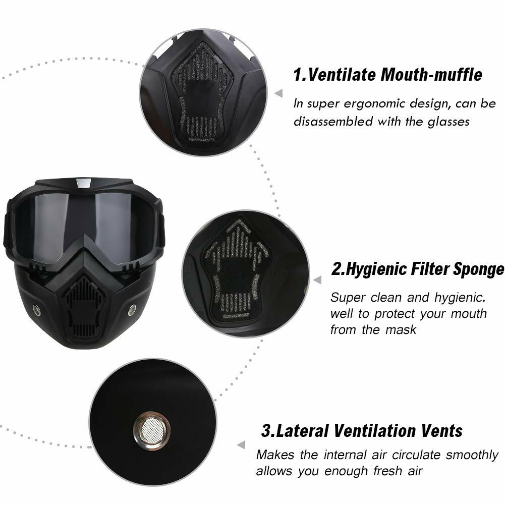Winter Snow Sport Goggles Snowboard Ski Snowmobile Face Mask Sun Glasses Eyewear