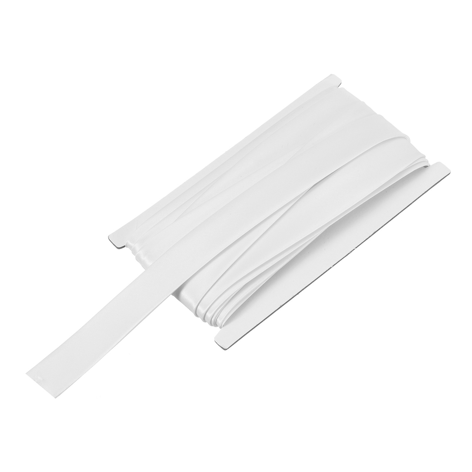 Double Fold Bias Tape 1 Inch x 12 Yards Satin Pre-fold Tape White