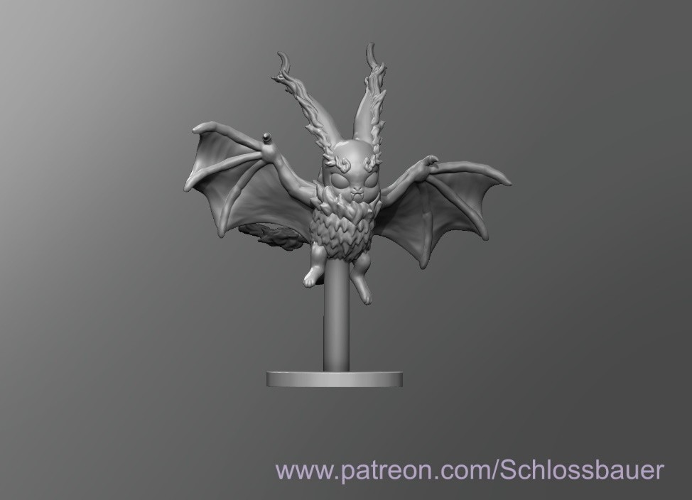 Fire Scamp Imp Demon Monster Manual 28mm Scale DND D&D Tabletop Mini