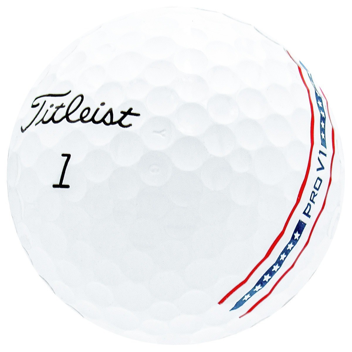Titleist Pro V1 4th Of July, 2025 Model, Near Mint Used Golf Balls, 12 Pack