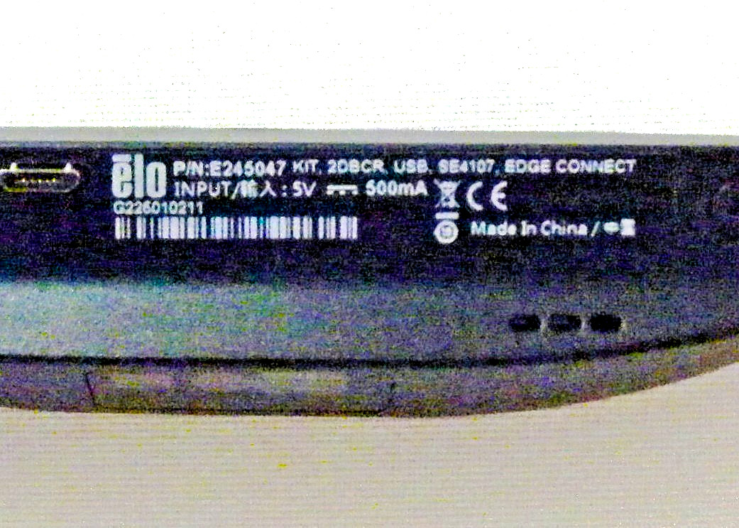 Elo Edge Connect 2D Barcode Reader Scanner USB, E245047, SE4107, New Open Box