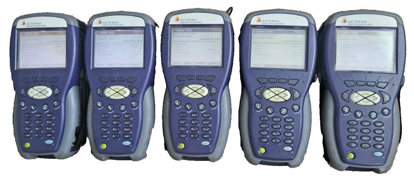 Acterna JDSU 2500B Line Meter Tester Lot of 5 - Working Condition