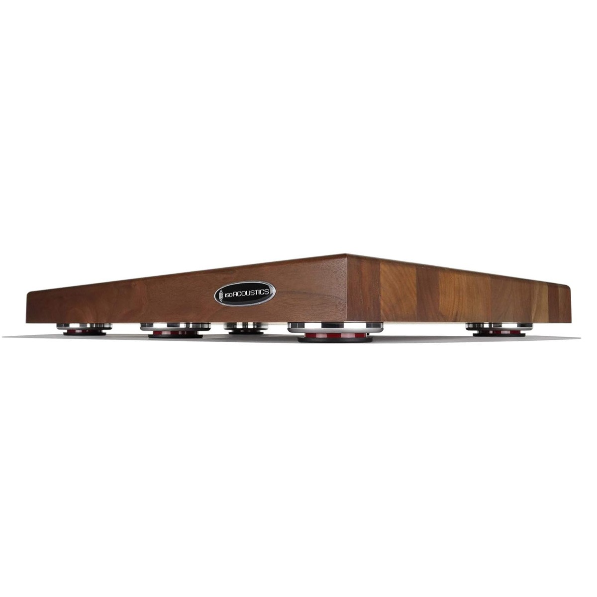 IsoAcoustics Delos 2216W1 22" x 16" x 1.75" Turntable Isolation Platform (Walnu