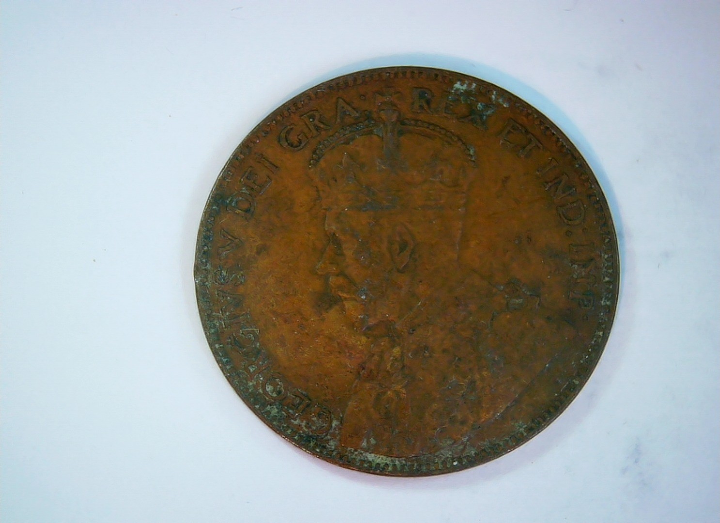 Newfoundland (Dominion Newfoundland) 1929 1c Newfoundland George V cent Coin