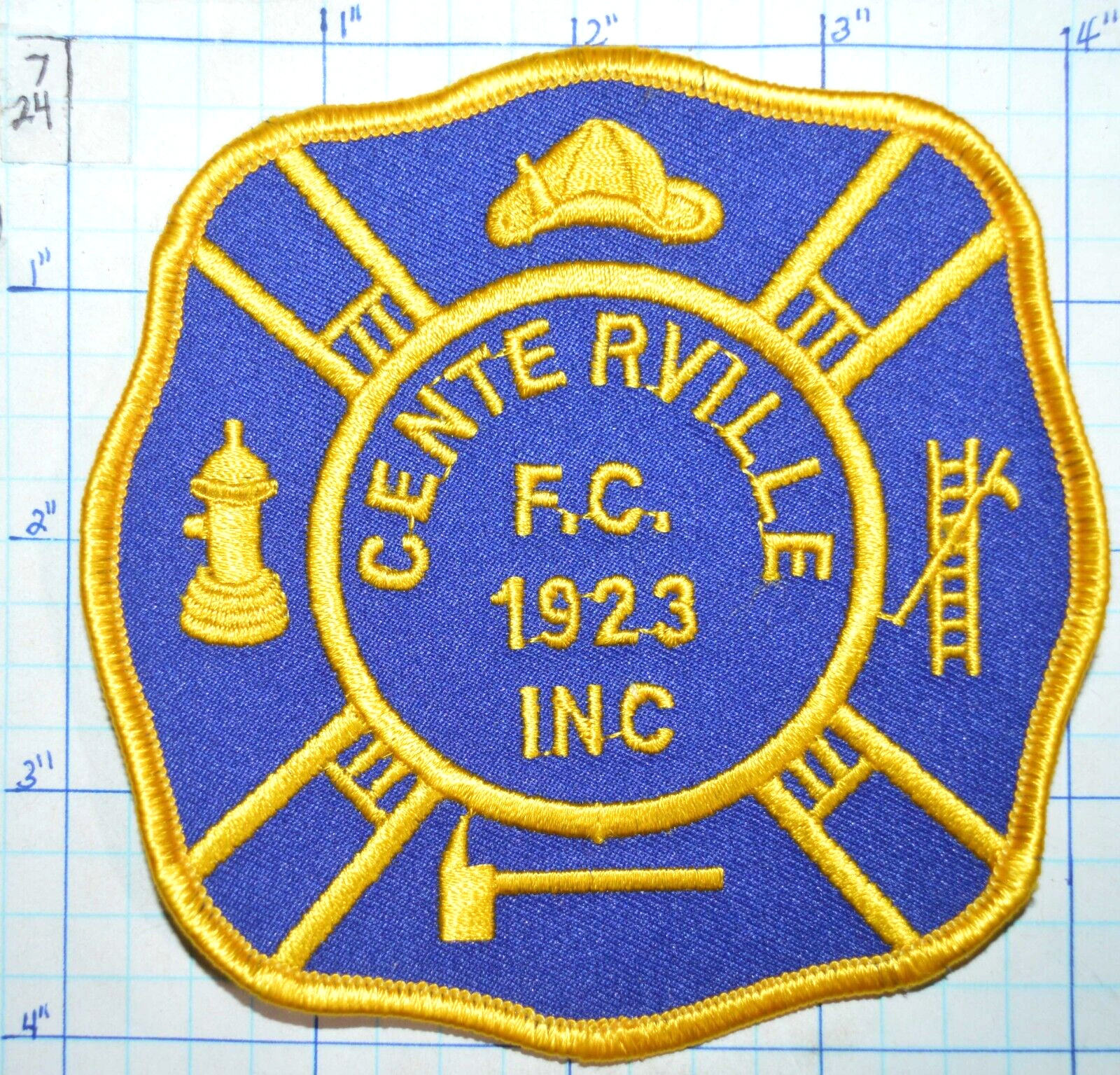 NEW YORK, CENTERVILLE F.C. FIRE COMPANY INC PATCH