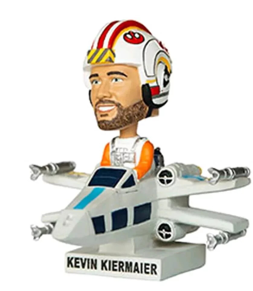 Kevin Kiermaier - Stars Wars X-Wing - Tampa Bay Rays Bobblehead - 6/24/2017 SGA