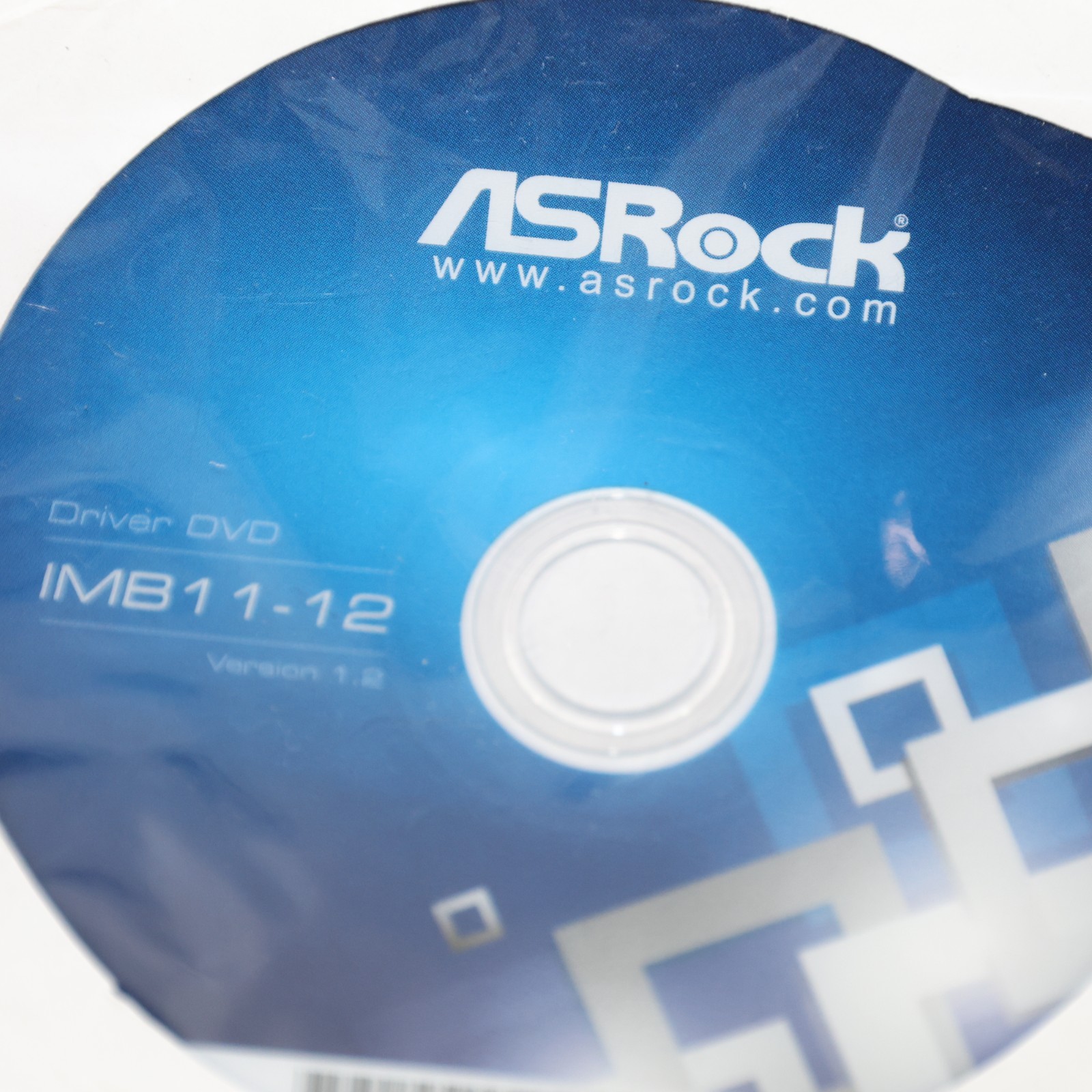 ASRock Driver DVD IMB11-12 Version 1.2 Software Disc