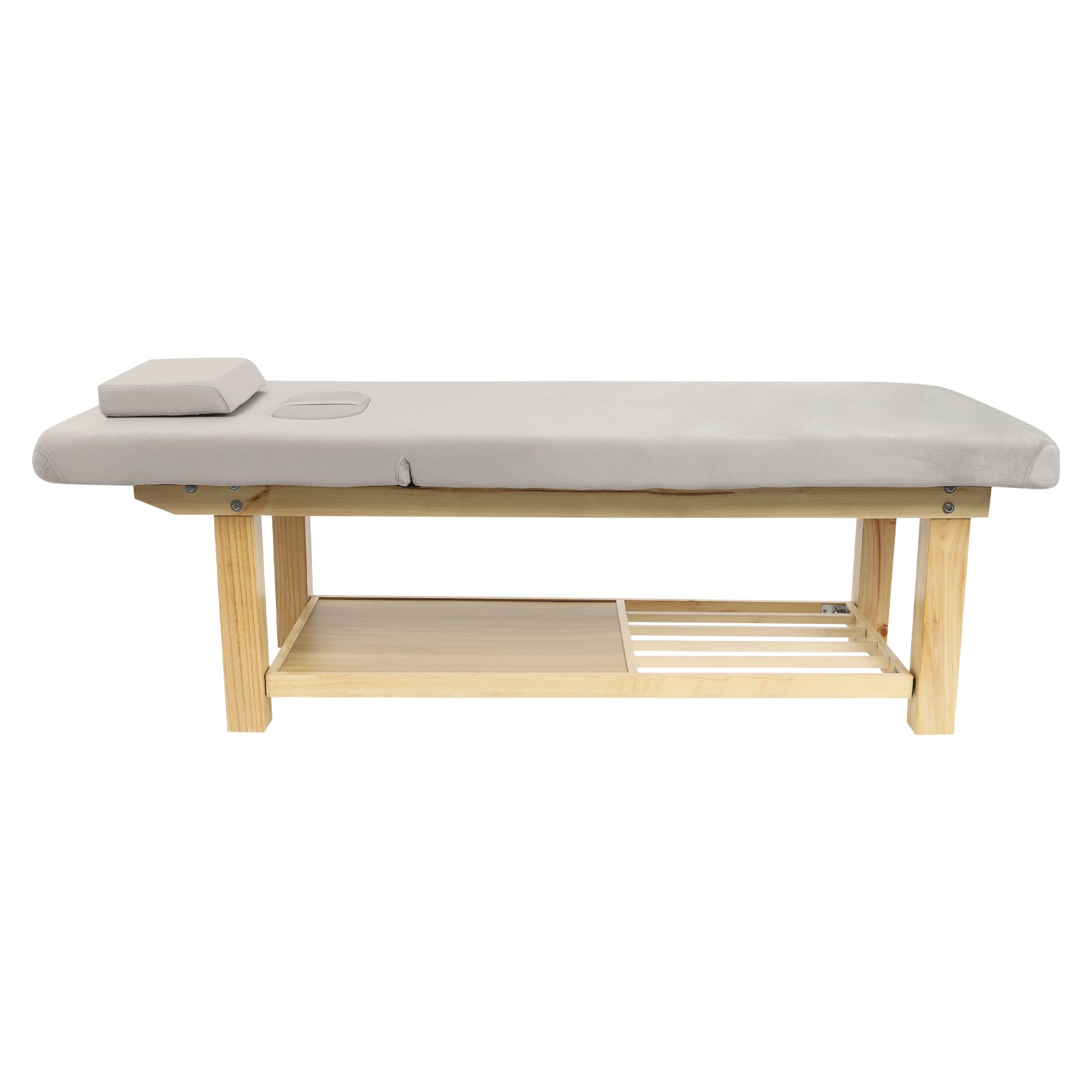 Massage Bed Physical Treatment Bed Rectangular Spa Facial Massage Table w/Pillow