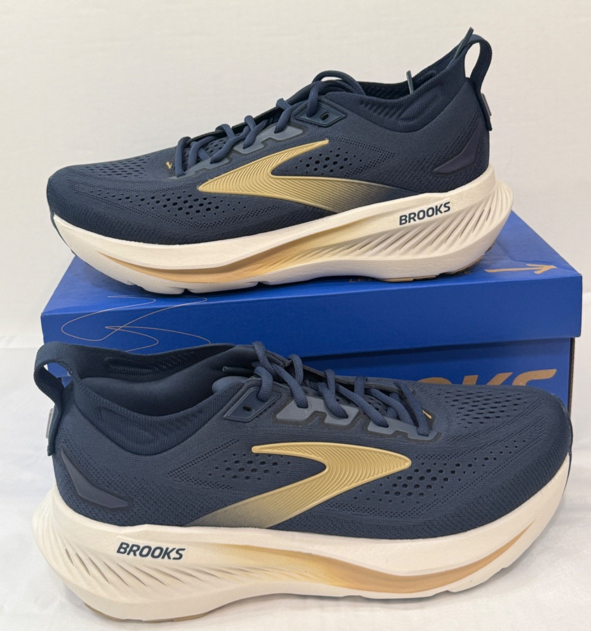 Brooks Glycerin 23 Men’s Medium D Run & Walk 110476 1D 420 Blue Spellbound