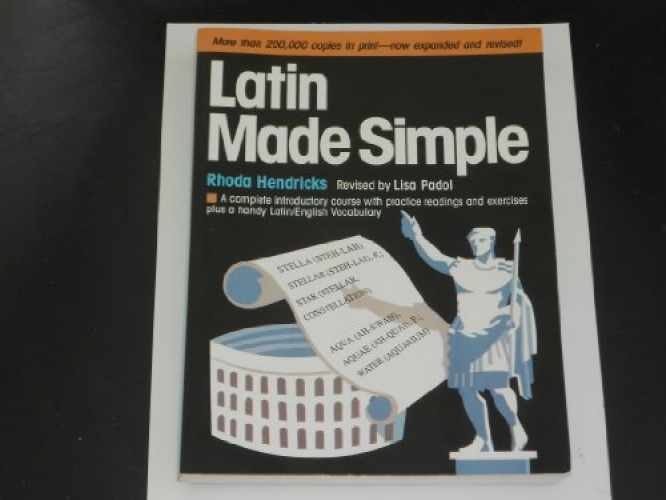 Latin Made Simple: A complete - Paperback, by Hendricks Rhoda - Very Good o