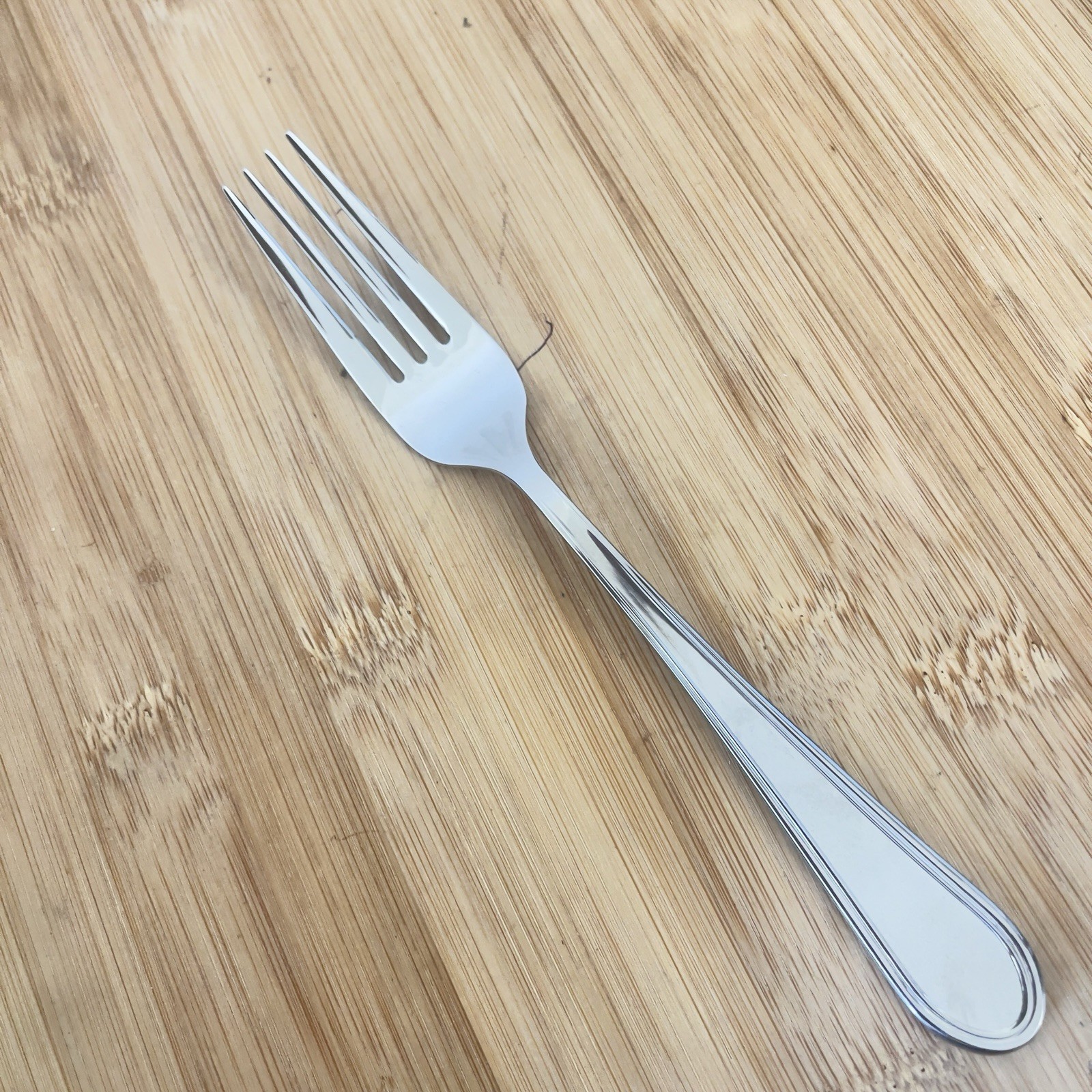 NEW! Dash of That ASTON Outlined Edge Stainless SALAD FORK 7"