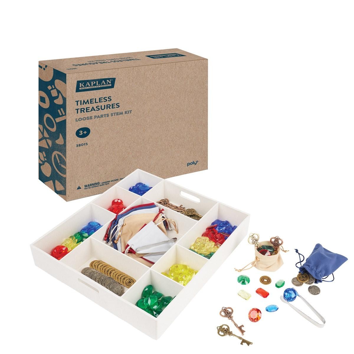 Kaplan Early Learning Timeless Treasures: Loose Parts STEM Kit